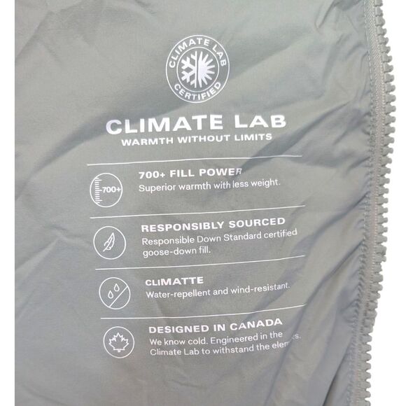 Aritzia TNA Mega Puff Vest - Light Grey/Green - Women's Size S - 700+ Fill Power - Picture 9 of 10